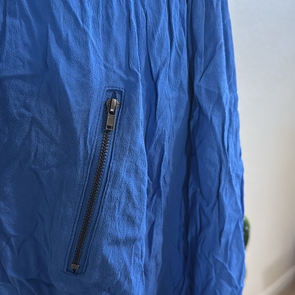 Maeve Blue Long Sleeve Wrap Mini Dress Size XXS - Picture 4 of 7